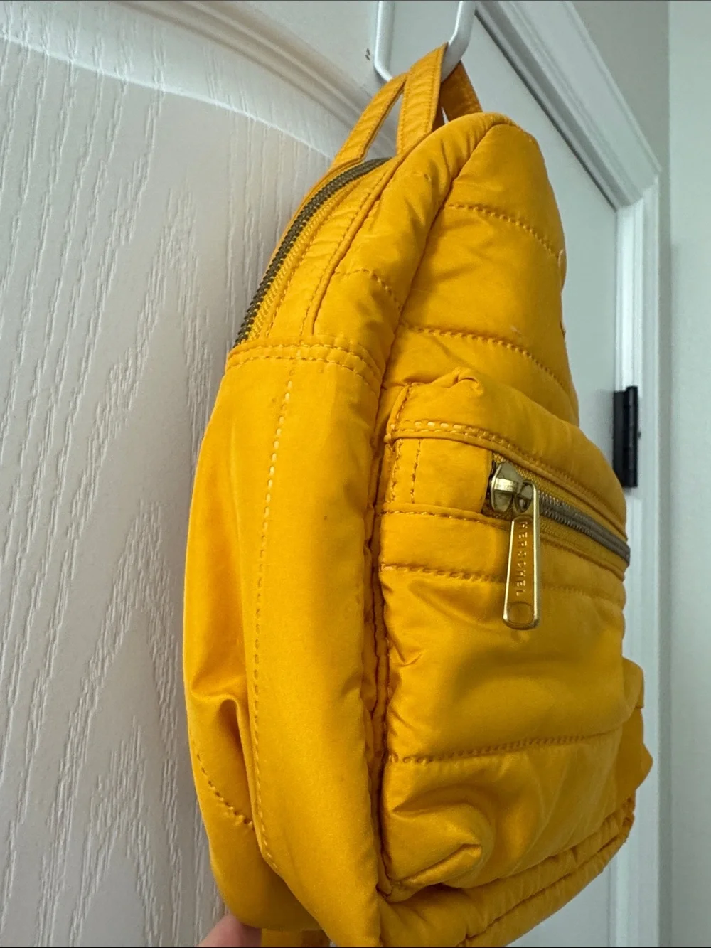 Herschel Nova Mini Backpack In Sunflower Yellow Like new!